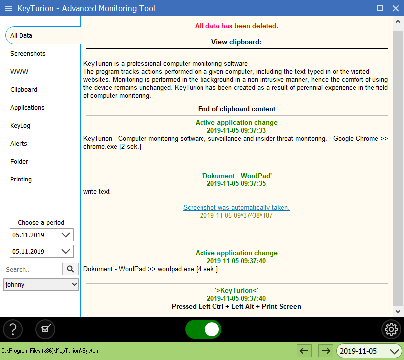 KeyTurion screenshot KeyTurion screenshot